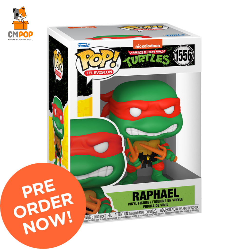 Raphael Classic - #1556 Funko Pop! Teenage Mutant Ninja Turtles (Tmnt) Pop