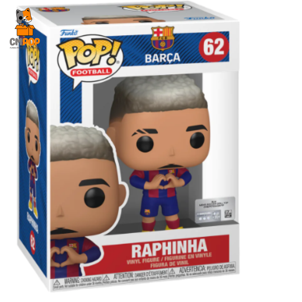 Raphinha - #62 Funko Pop! Football Barcelona Pop