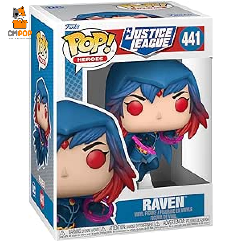 Raven - #441 Funko Pop! Dc Justice League Winter Con Exclusive Pop