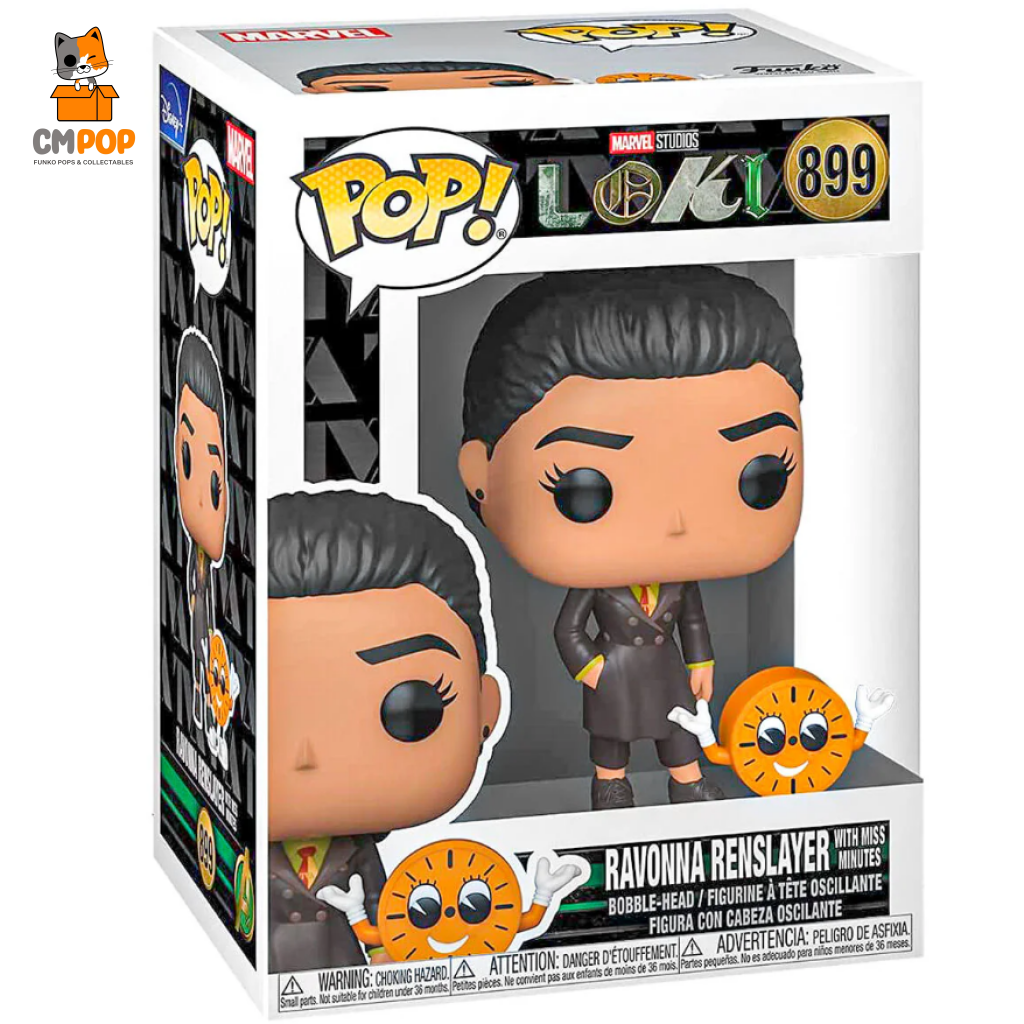 Ravonna Renslayer With Miss Minutes - #899 Funko Pop! Marvel Loki Pop