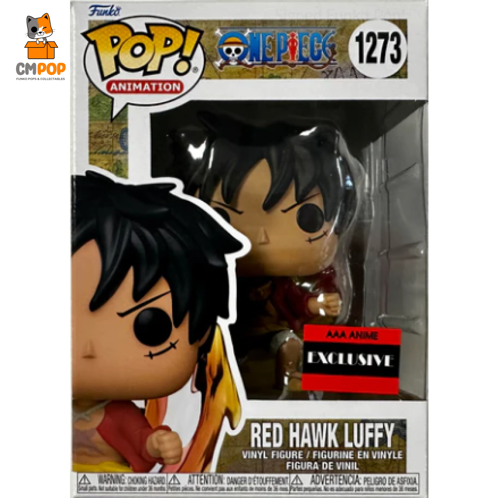 Red Hawk Luffy - #1273 Funko Pop! One Piece Exclusive Pop