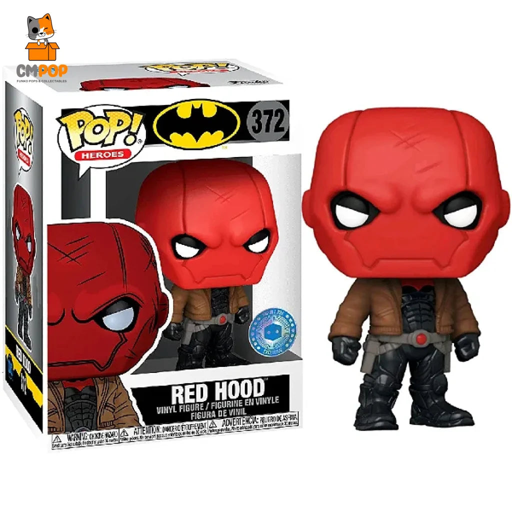 Red Hood - #372 Funko Pop! Heroes Batman Pop In A Box Exclusive