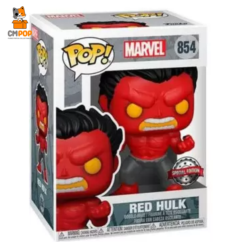 Red Hulk - #854 Funko Pop! Marvel Special Edition Pop