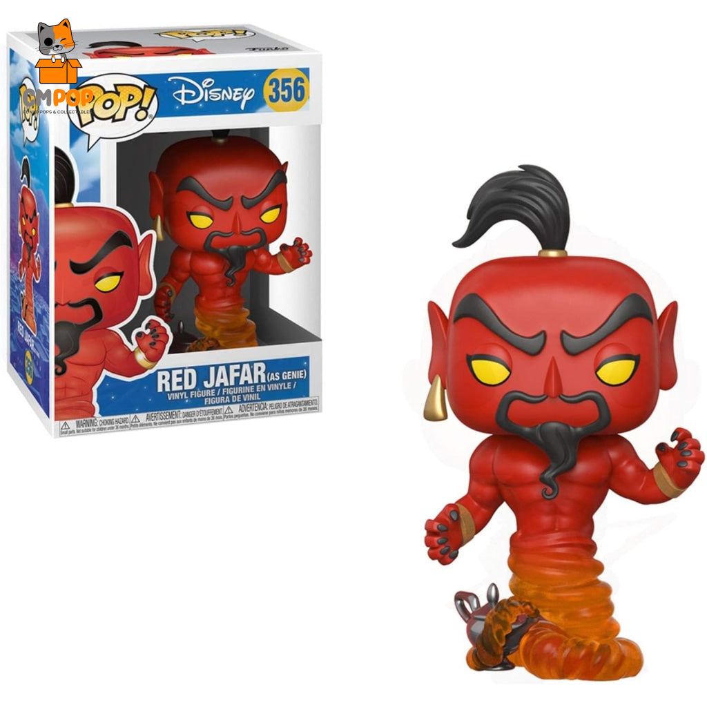 Red Jafar (As Genie) - #356 Funko Pop! Disney