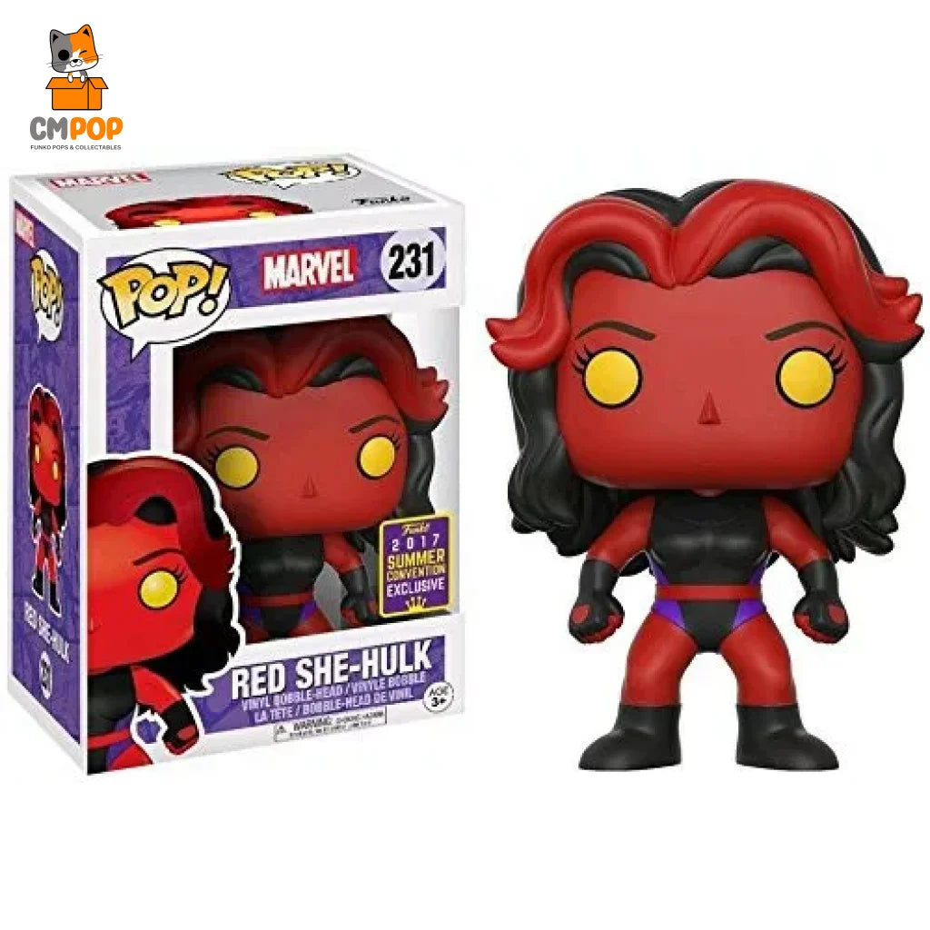 Red She-Hulk - #231 Funko Pop! Marvel 2017 Convention Exclusive