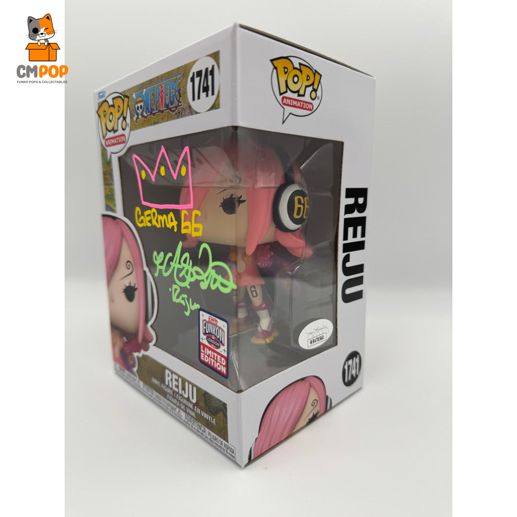 Reiju - #1741 Funko Pop! One Piece Funkon London Exclusive Signed By Alexis Tipton Certified Pop