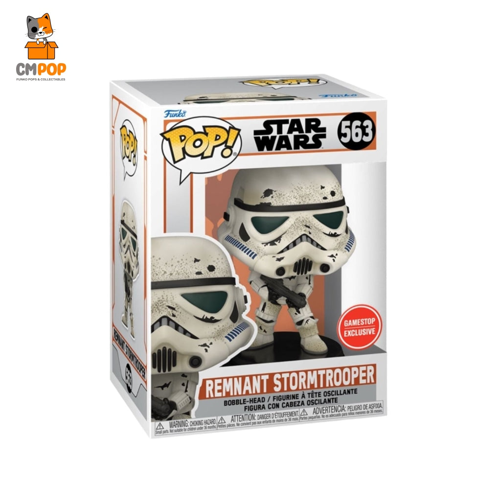 Remnant Stormtrooper- #563 - Funko Pop! Star Wars Gamestop Exclusive Pop