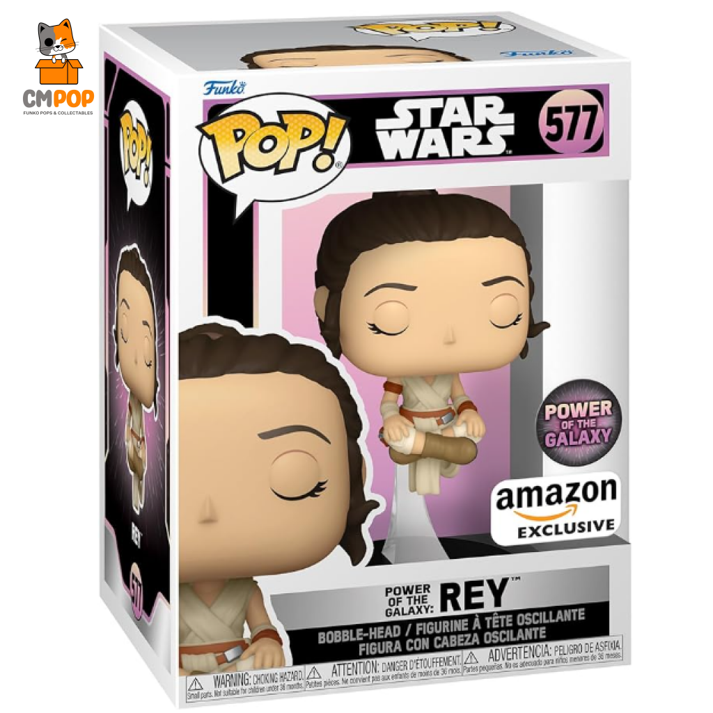 Rey - #577 Funko Pop! Star Wars P Of G Amazon Exclusive Pop