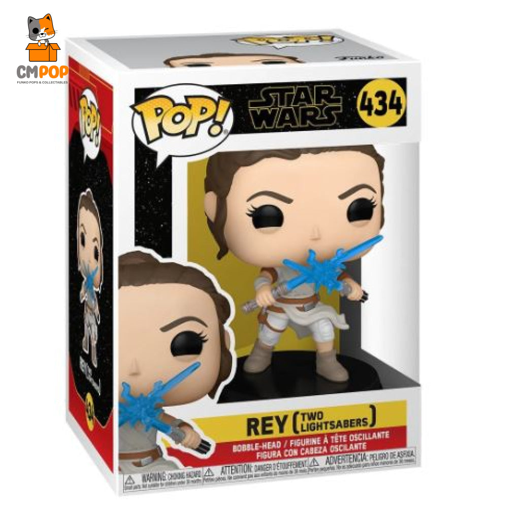 Rey (Two Lightsabers) - #434 Funko Pop! Star Wars Pop