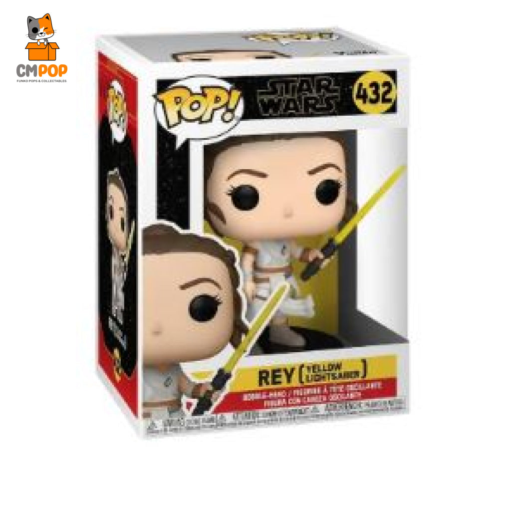 Rey (Yellow Lightsabers) - #432 Funko Pop! Star Wars Pop