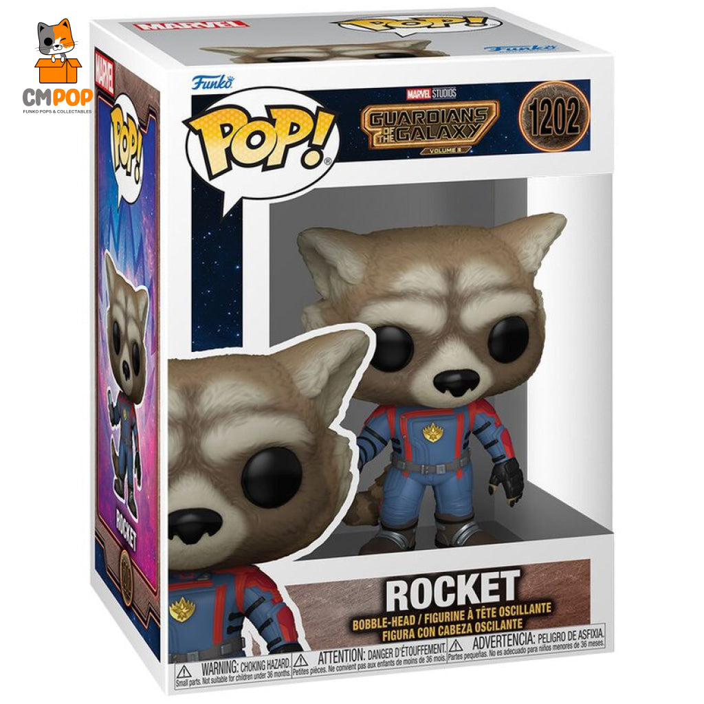 Rocket- #1202 - Funko Pop! Guardians Of The Galaxy Vol 3 Pop