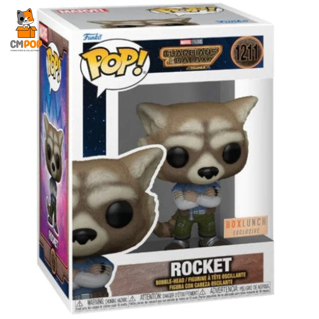 Rocket- #1211 - Funko Pop! Guardians Of The Galaxy Vol 3 Boxlunch Exclusive Pop