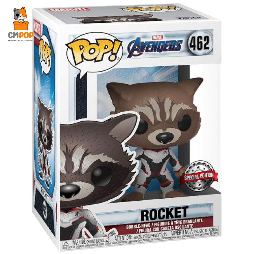 Rocket - #462 Funko Pop! Marvel Avengers V- Special Edition Pop