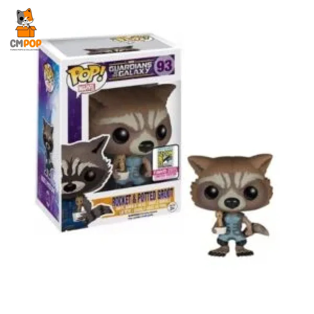 Rocket & Potted Groot - #93 Funko Pop! Marvel Guardians Of The Galaxy Comic Con 2015 Exclusive Pop