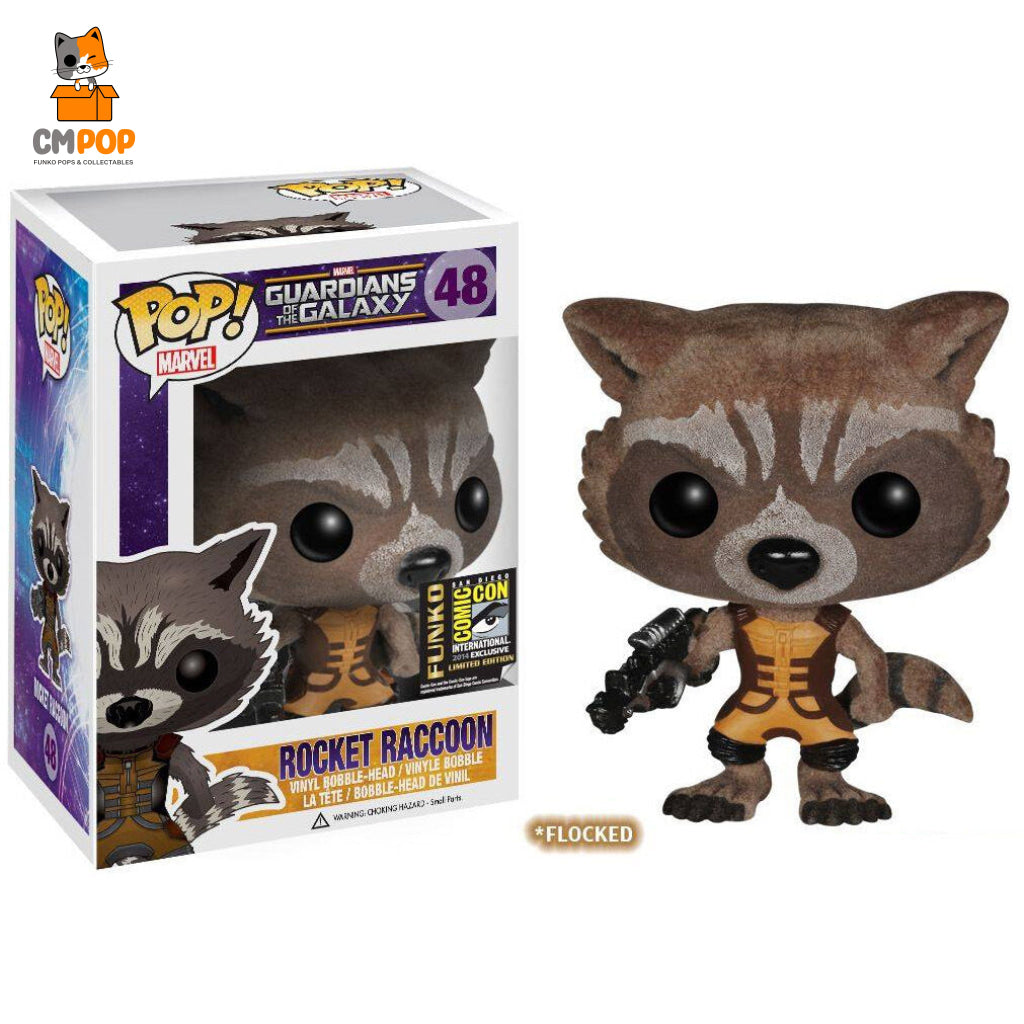 Rocket Raccoon - #48 Funko Pop! Marvel Guardians Of The Galaxy Comic Con International Exclusive