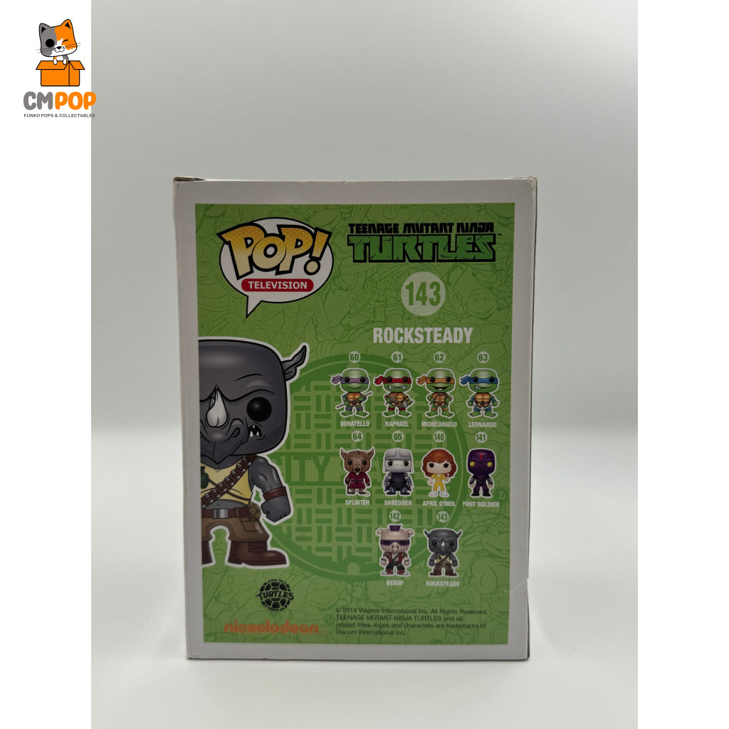 Rocksteady - #143 Funko Pop! Television Teenage Mutant Ninja Turtles