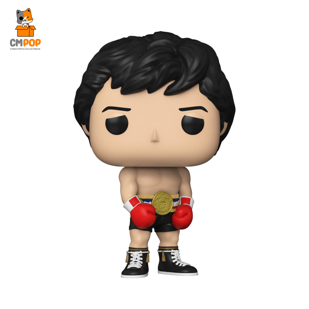 Rocky With Gold Belt - #1180 Funko Pop! Movies 45Th Pop