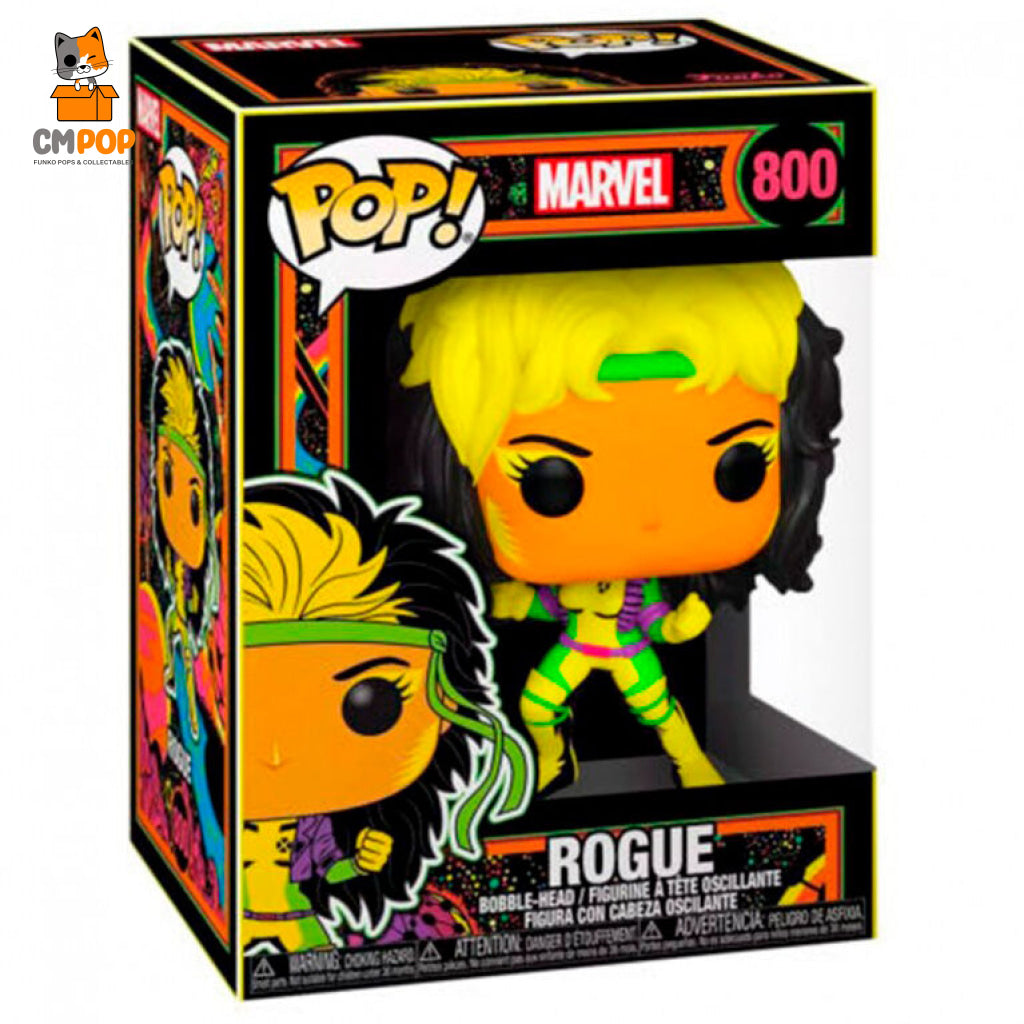 Rogue Black Light - #800 Funko Pop! Marvel X-Men Pop