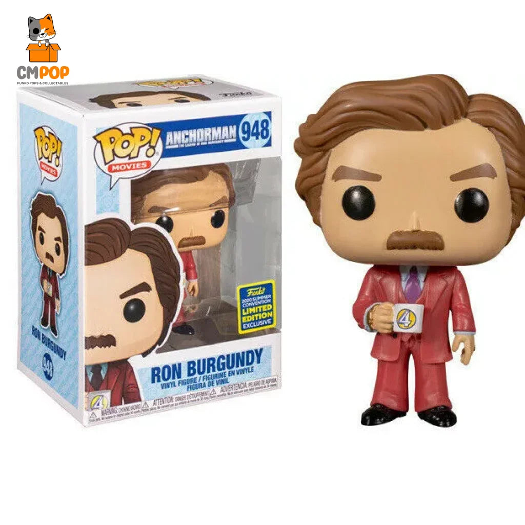 Ron Burgundy - #948 Funko Pop! Anchorman 2020 Convention Exclusive Pop