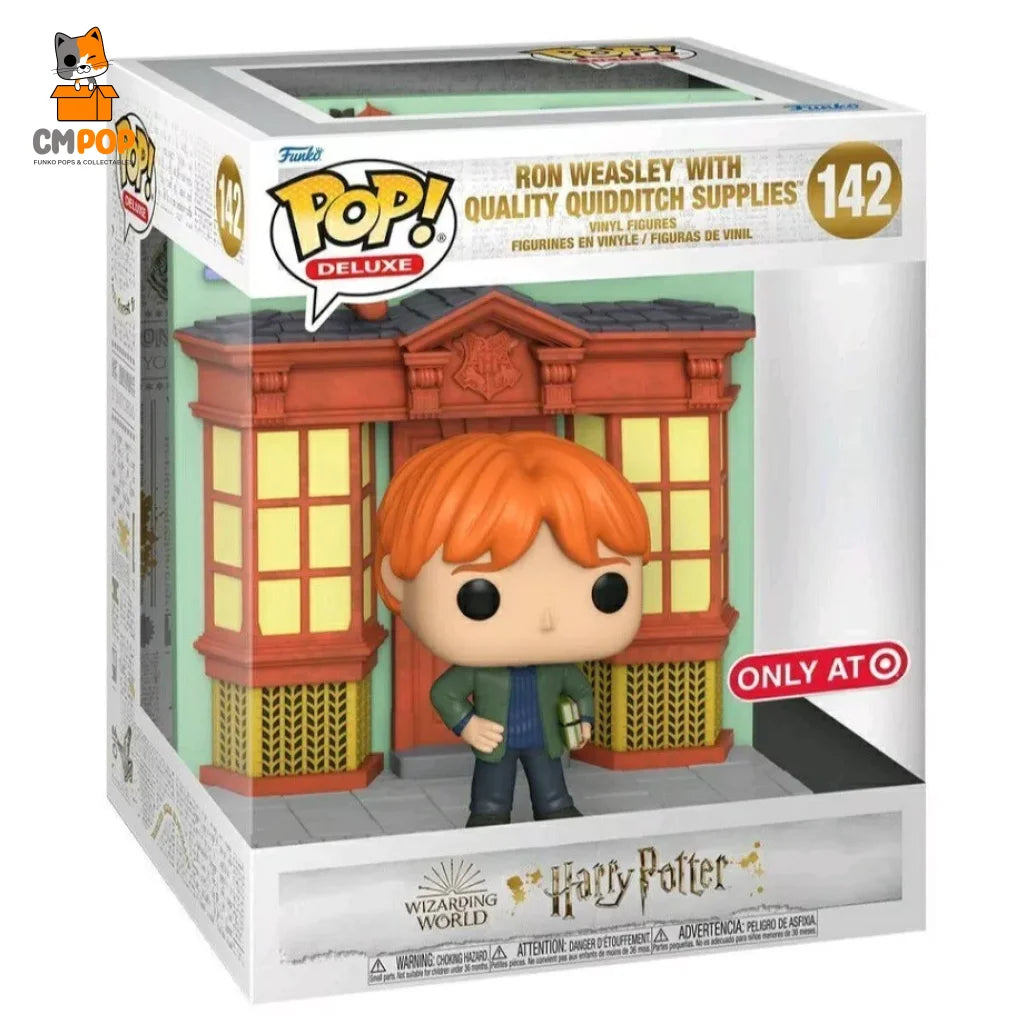 Ron Weasley With Quality Quidditch Supplies - #142 Funko Pop! Deluxe Harry Potter