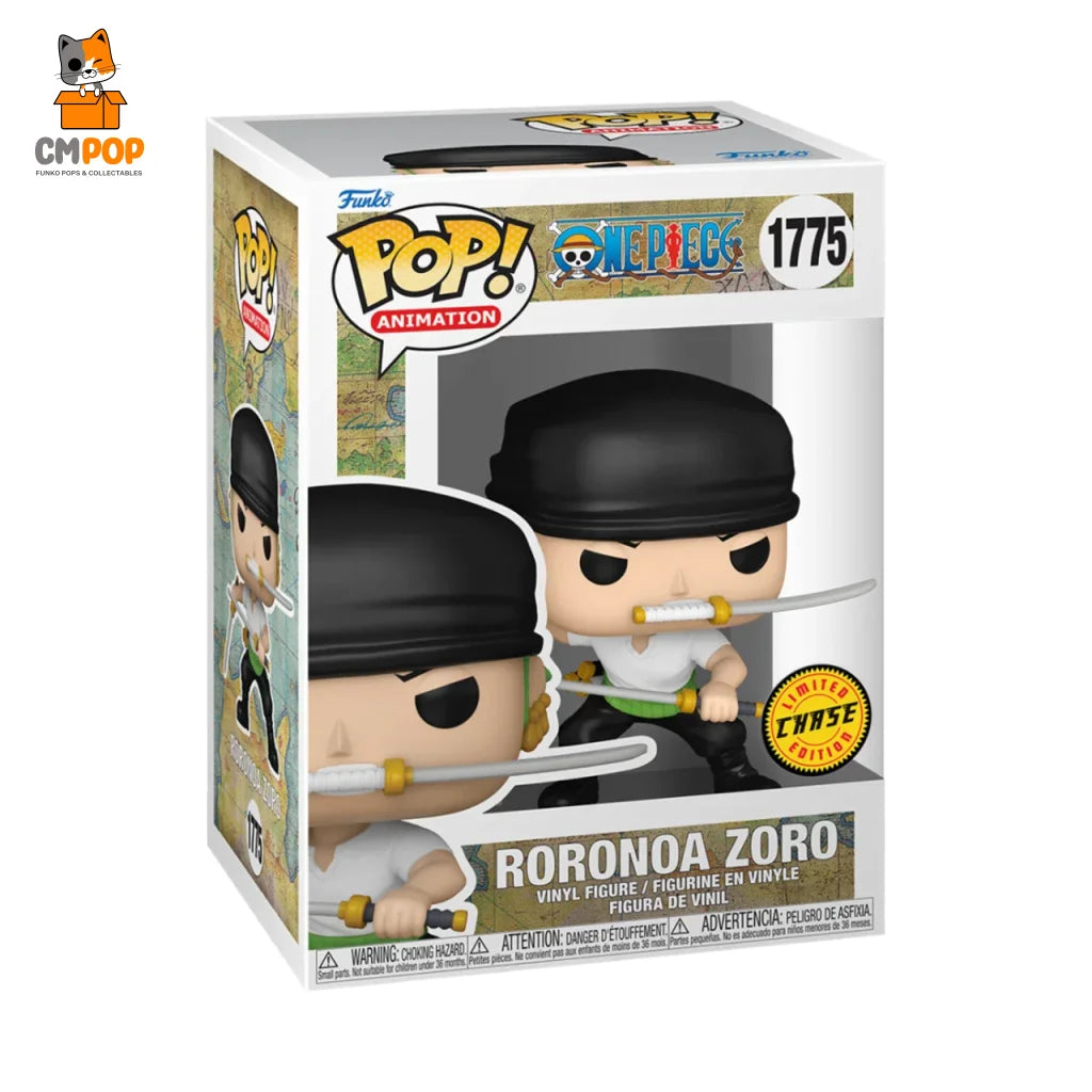 Roronoa Zoro - #1775 Funko Pop! Animation One Piece Limited Chase Edition Pop