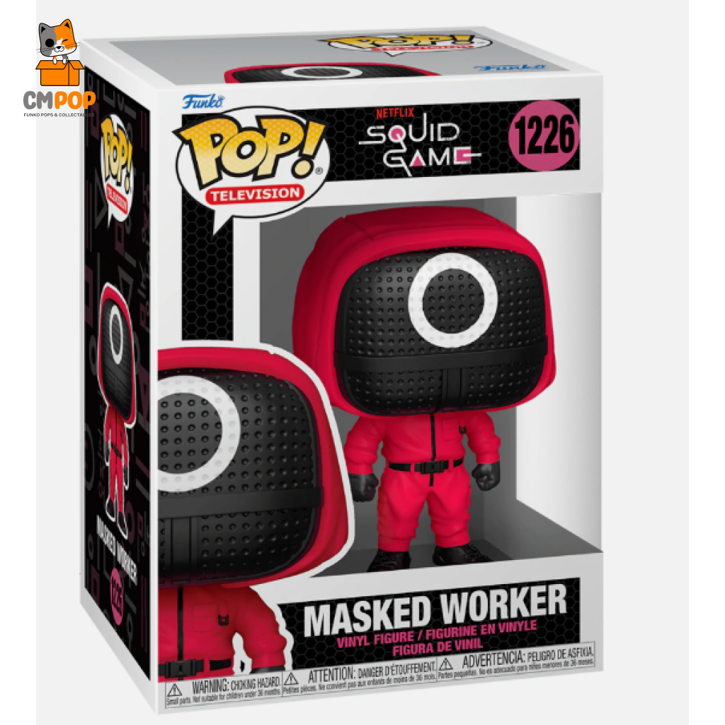 Round: Masked Worker - #1226 Funko Pop! Squid Game Pop