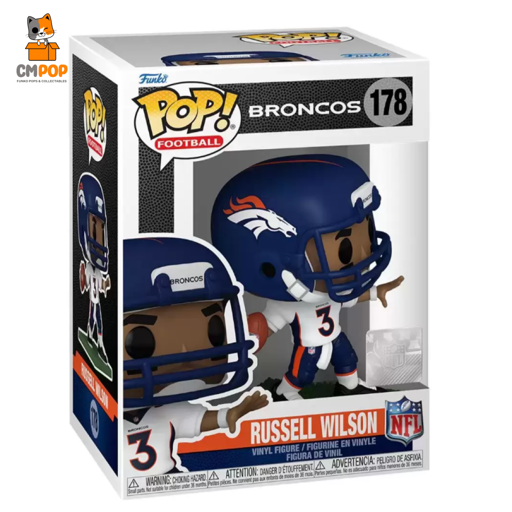 Broncos - Russel Wilson #178 Funko Pop! Nfl Sports Pop