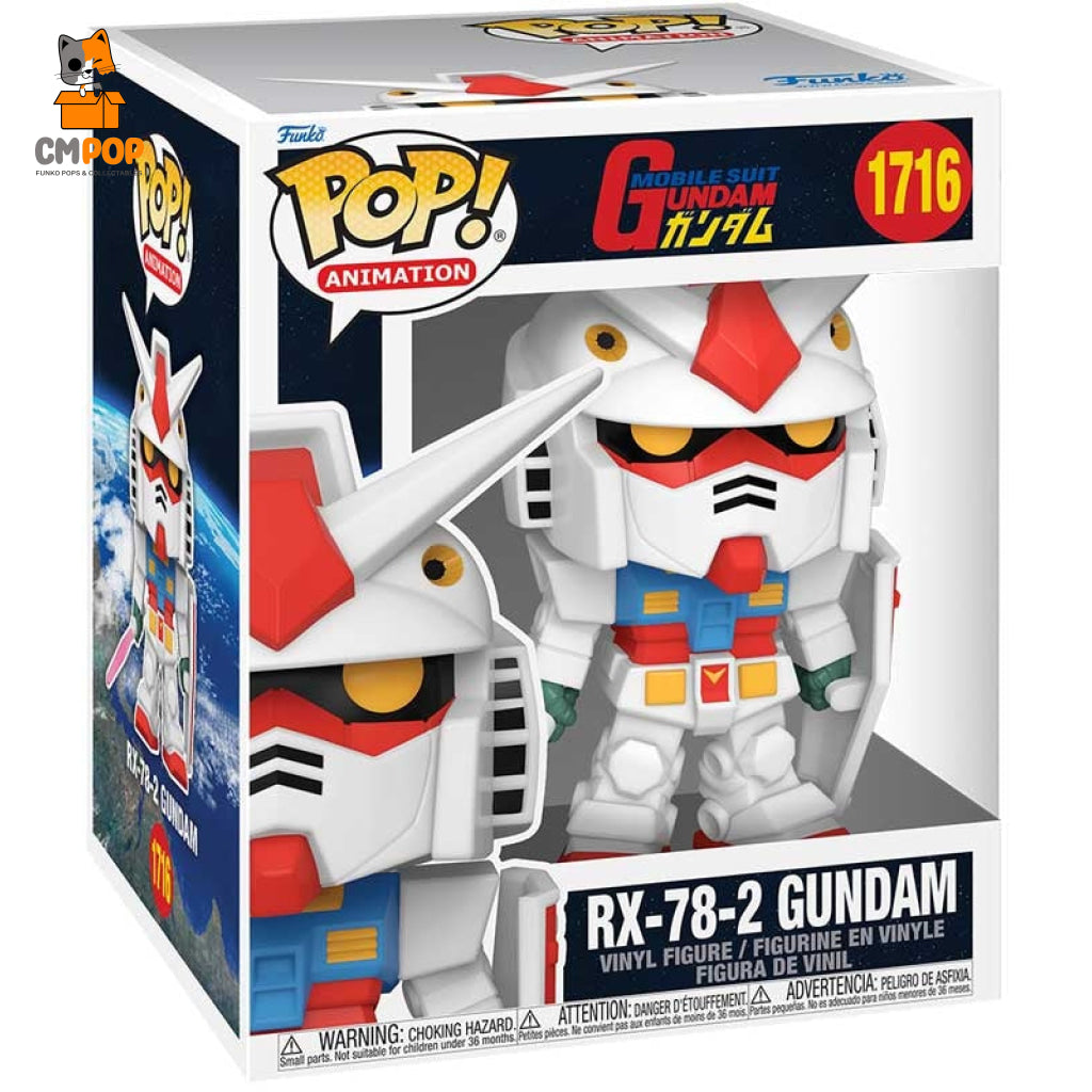 Rx - 78 2 Gundam #1716 -Ms Funko Pop Super Animation Oob