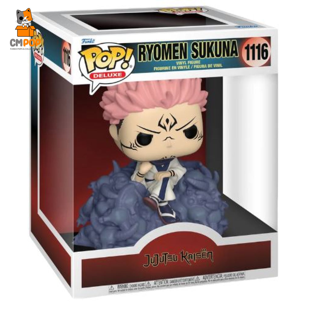 Ryomen Sukuna - #1116 Funko Pop! Ju Jitsu Kaisen Deluxe Pop