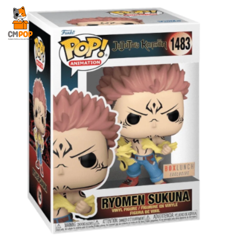 Ryomen Sukuna - #1483 Funko Pop! Ju Jitsu Kaisen Box Lunch Exclusive Pop