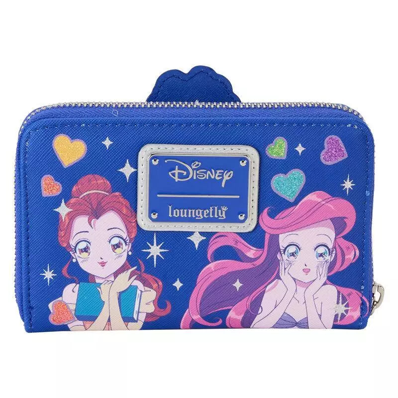 Disney Princess Manga Style Zip Around Wallet  - Wallet - Loungefly