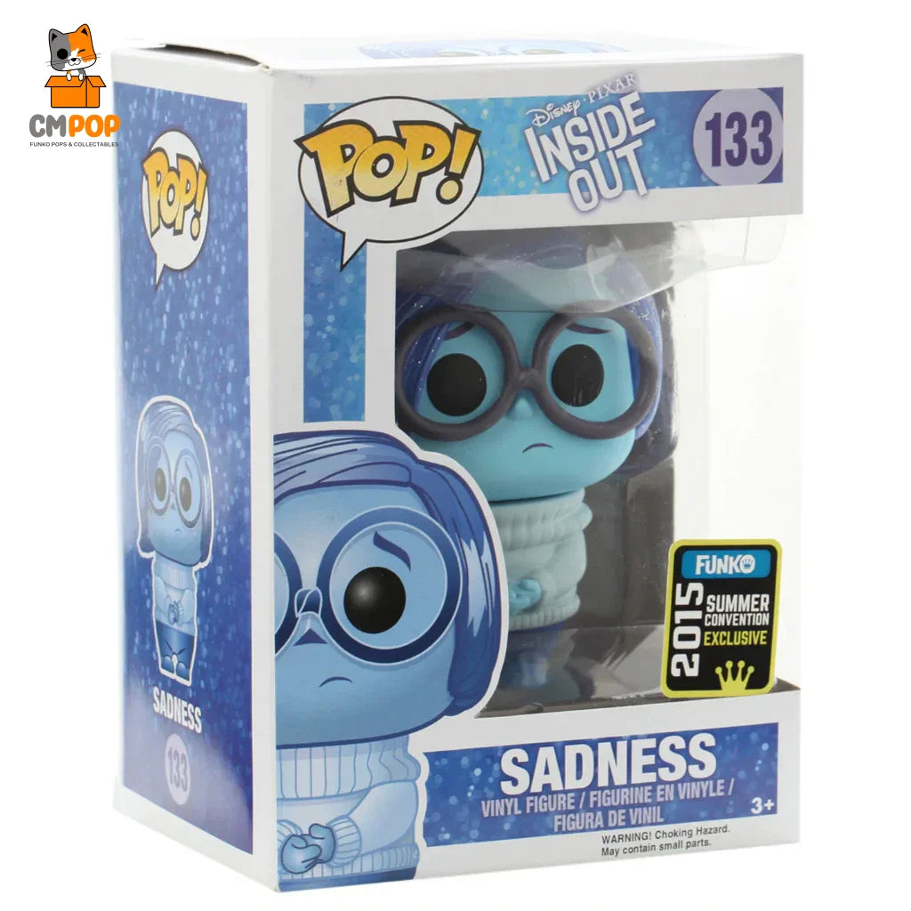 Sadness - #133 Funko Pop! Disney Pixar Inside Out 2015 Summer Convention Exclusive Pop