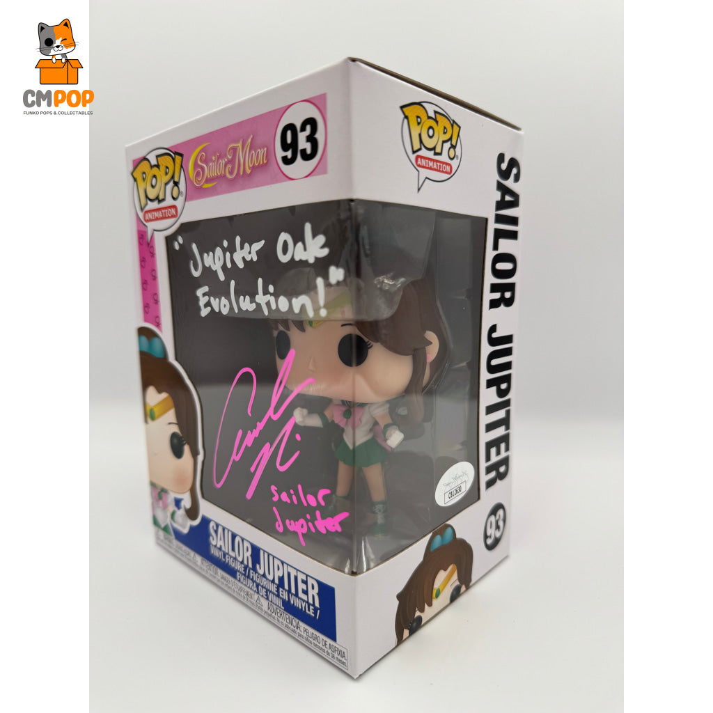 Sailor Jupiter - #93 Funko Pop! Animation Moon Signed By Amanda Miller Certified Pop