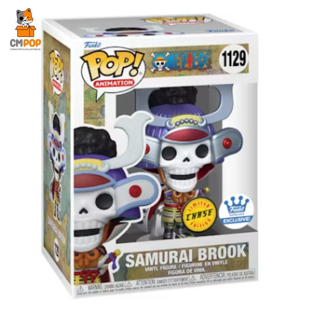 Samurai Brook - #1129 Funko Pop! One Piece Animation Exclusive Chase Pop