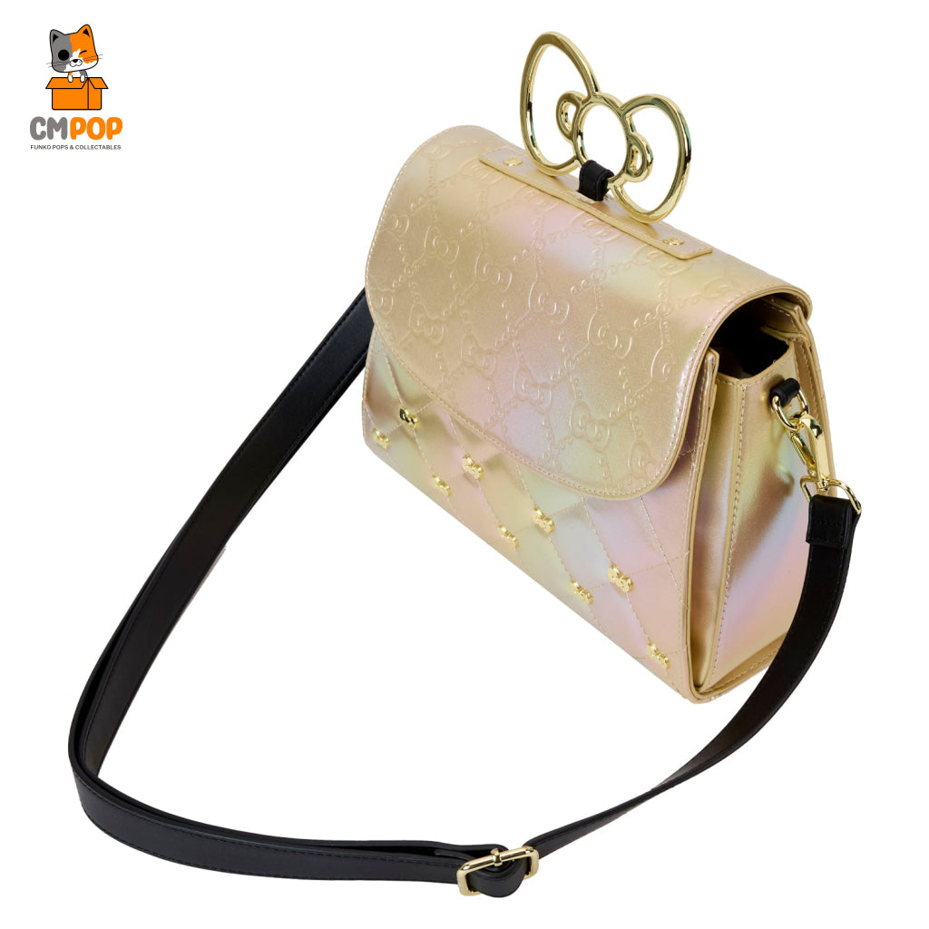 Sanrio 50Th Anniversary Gold Crossbody Bag - Loungefly