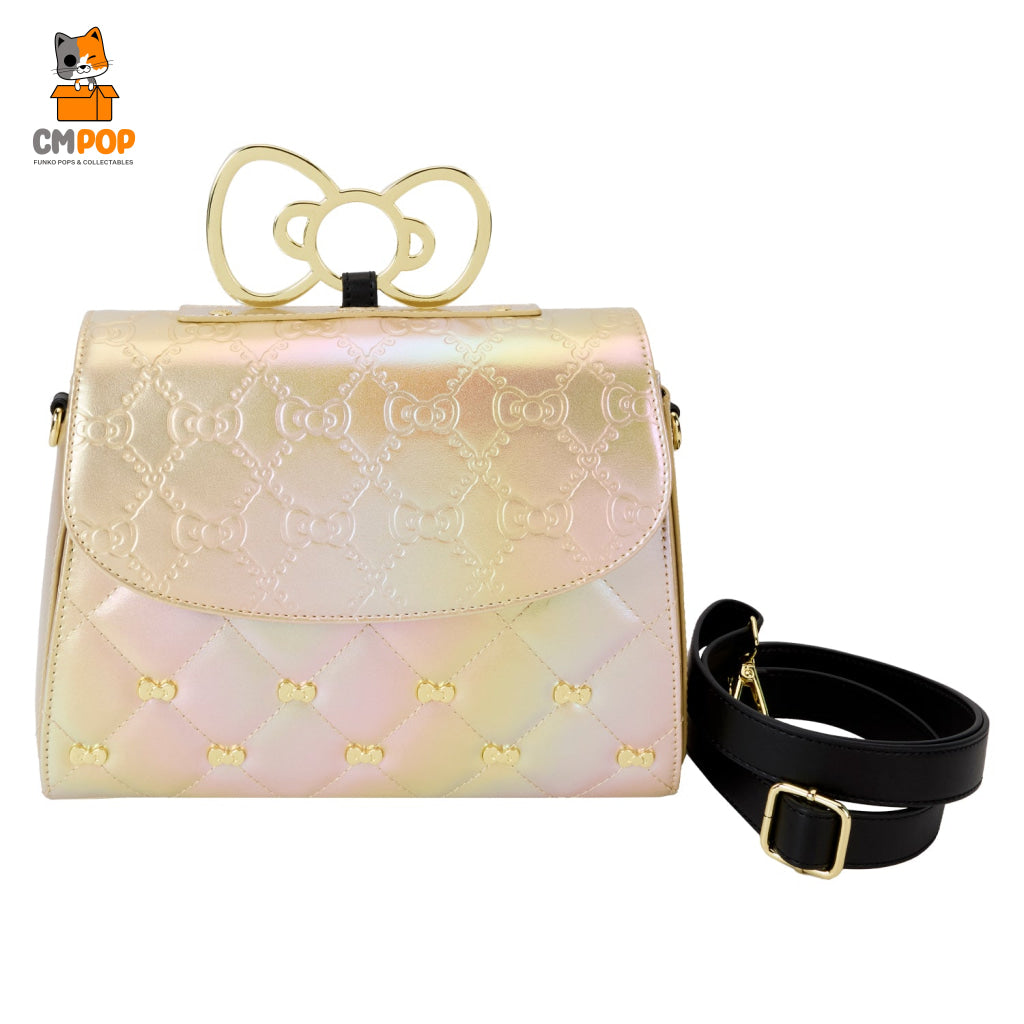 Sanrio 50Th Anniversary Gold Crossbody Bag - Loungefly