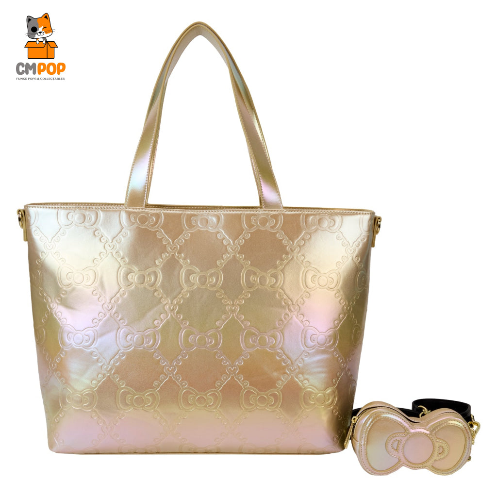 Sanrio 50Th Anniversary Gold Tote Bag - Loungefly