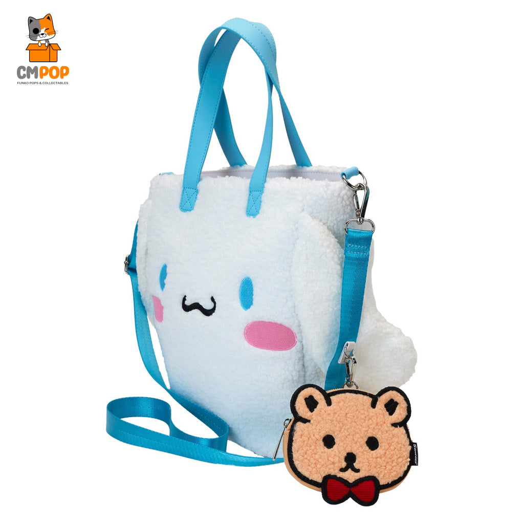 Sanrio Cinnamoroll Sherpa Tote Bag With Coin - Loungefly