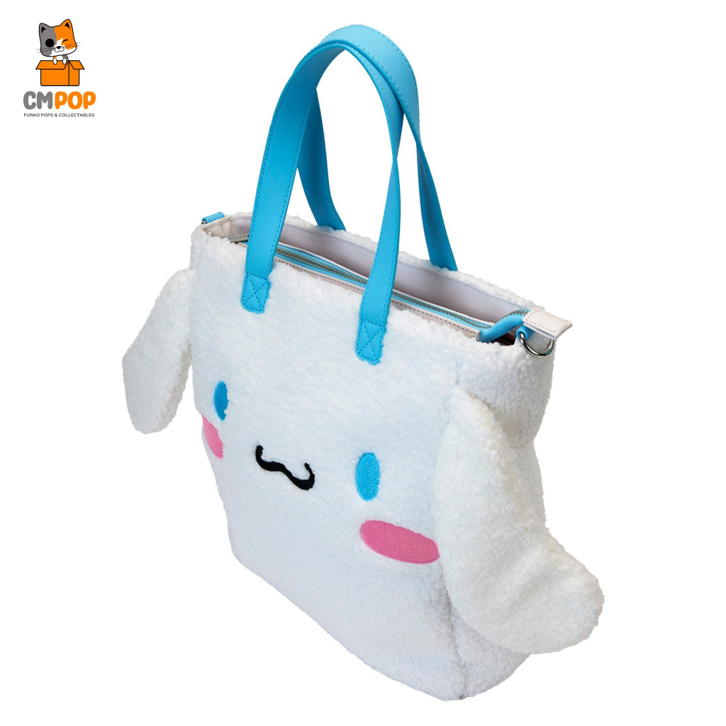 Sanrio Cinnamoroll Sherpa Tote Bag With Coin - Loungefly