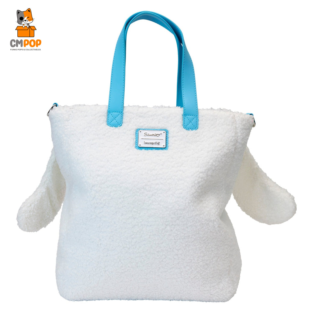 Sanrio Cinnamoroll Sherpa Tote Bag With Coin - Loungefly