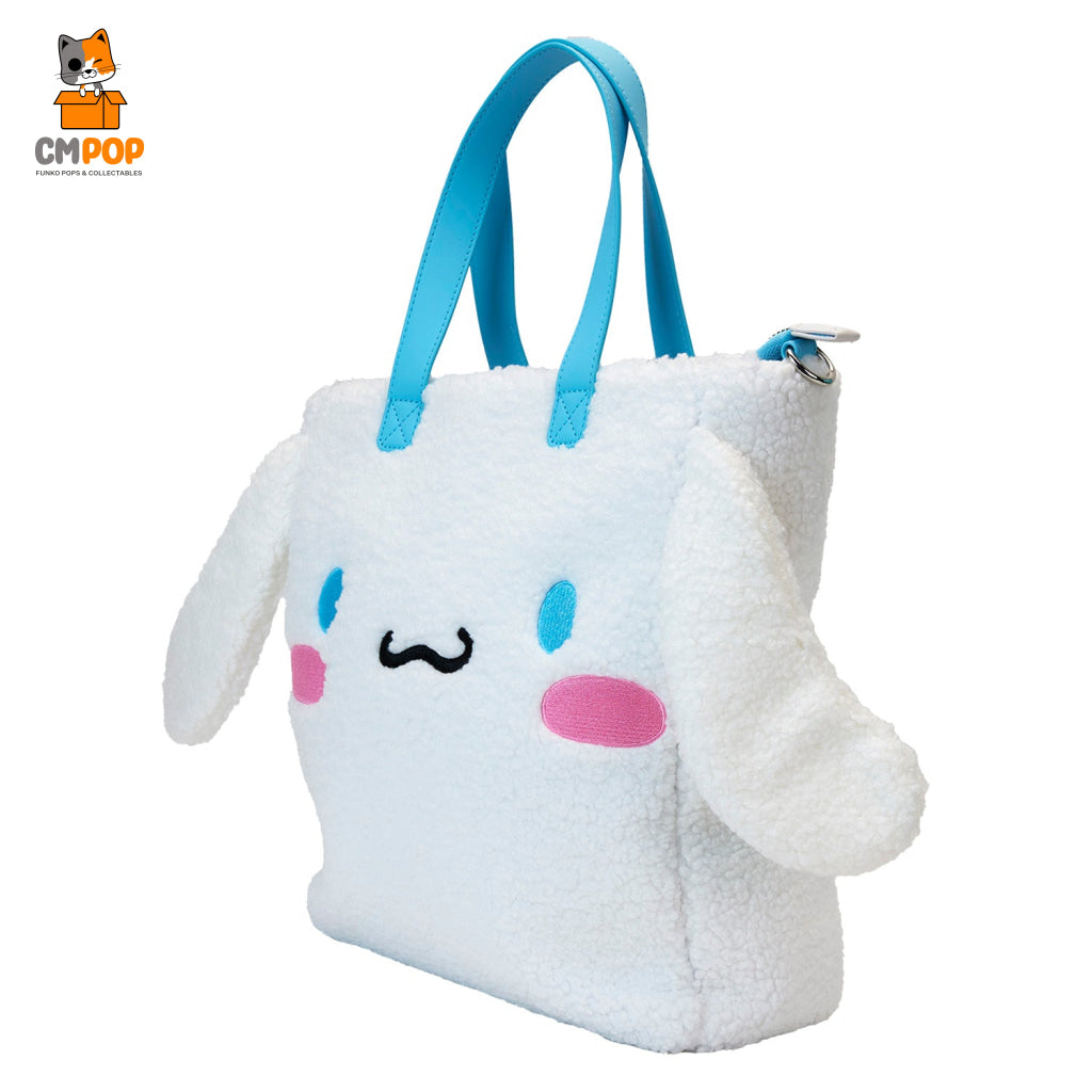 Sanrio Cinnamoroll Sherpa Tote Bag With Coin - Loungefly