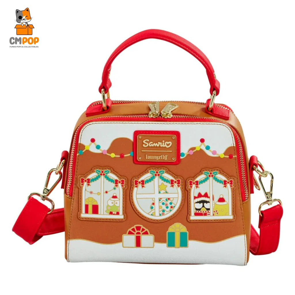 Sanrio Hello Kitty And Friends Gingerbread House Crossbody - Loungefly