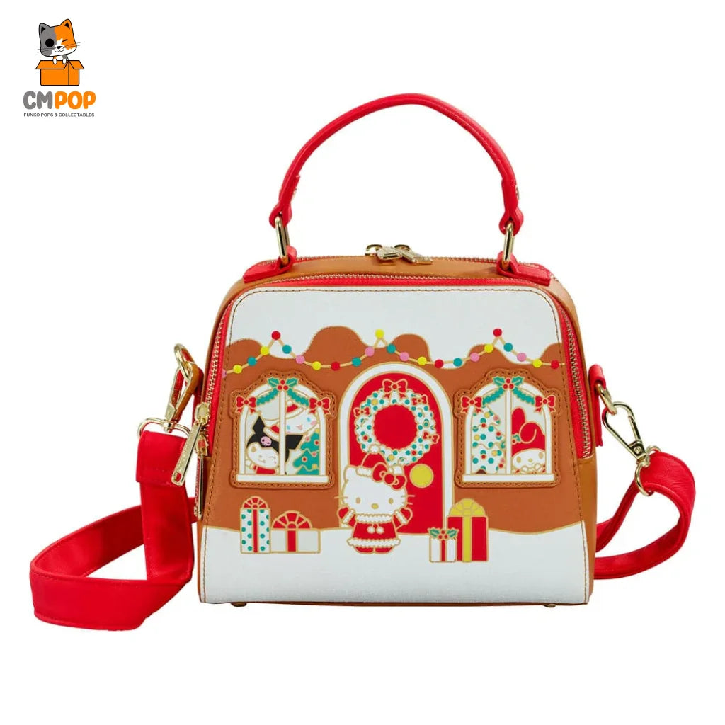 Sanrio Hello Kitty And Friends Gingerbread House Crossbody - Loungefly