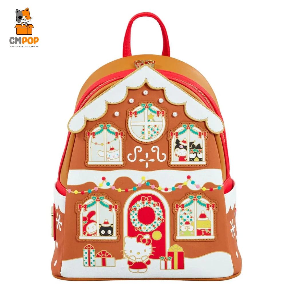 Sanrio Hello Kitty And Friends Gingerbread House Mini Backpack - Loungefly