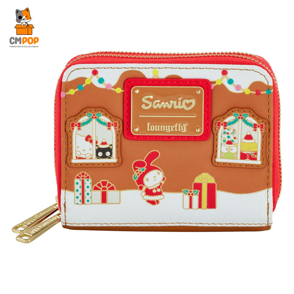 Sanrio Hello Kitty And Friends Gingerbread House Wallet - Loungefly