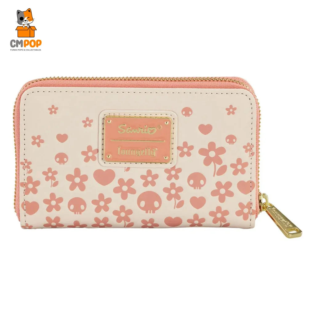 Sanrio Kuromi & My Melody Skulls And Flowers Wallet - Loungefly