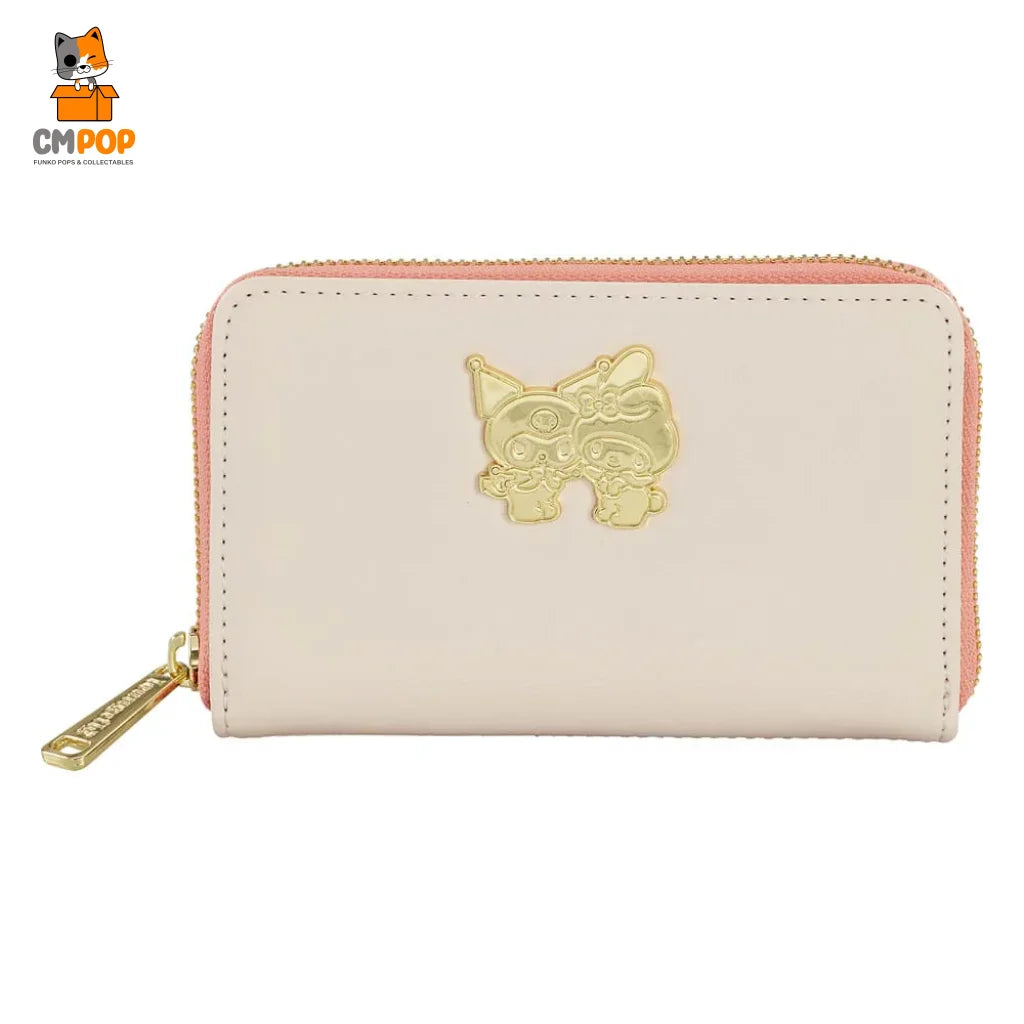 Sanrio Kuromi & My Melody Skulls And Flowers Wallet - Loungefly