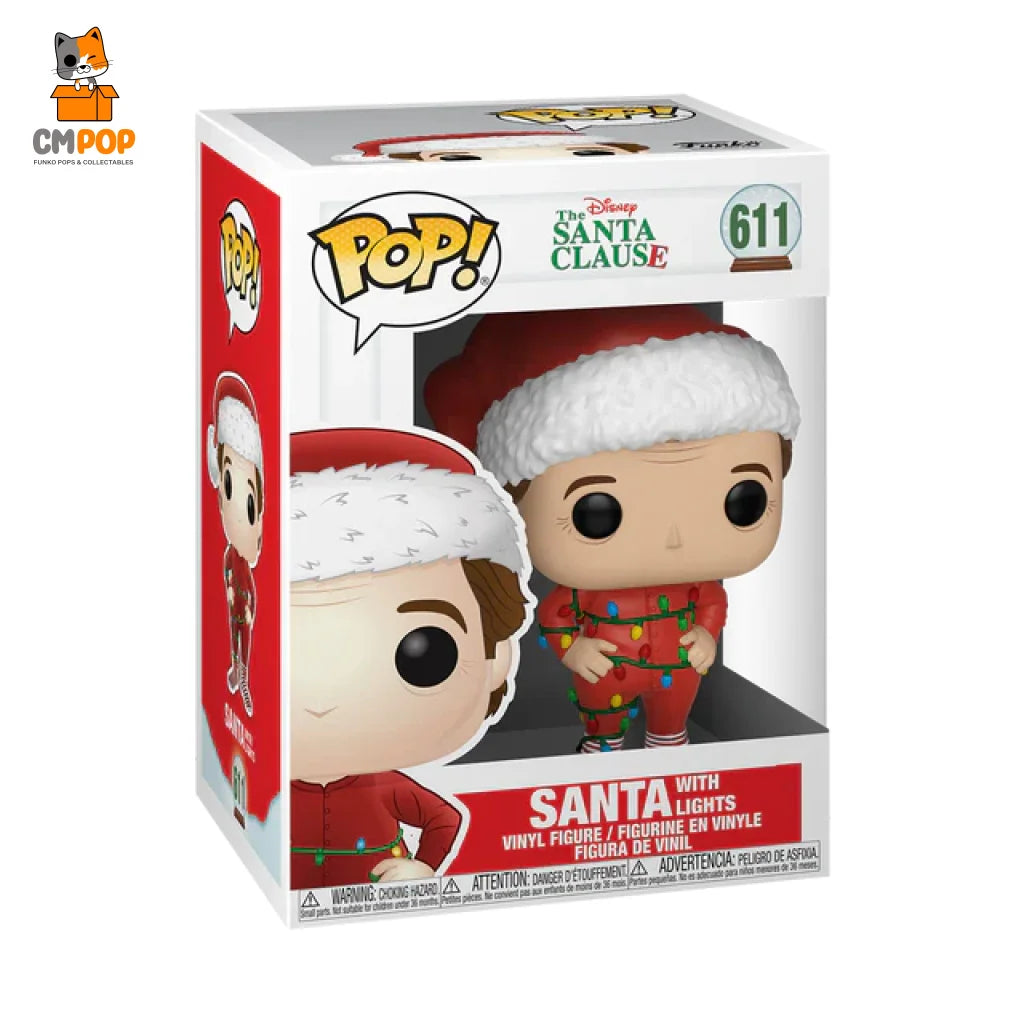 Santa (With Lights) - #611 Funko Pop! Disney