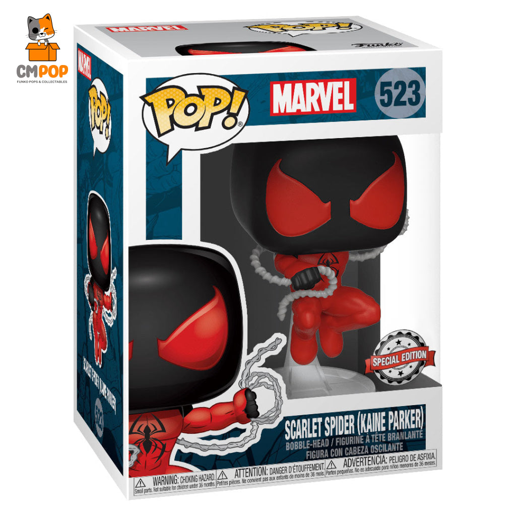 Scarlet Spider (Kaine Parker)- #523 - Funko Pop! Marvel Special Edition Pop