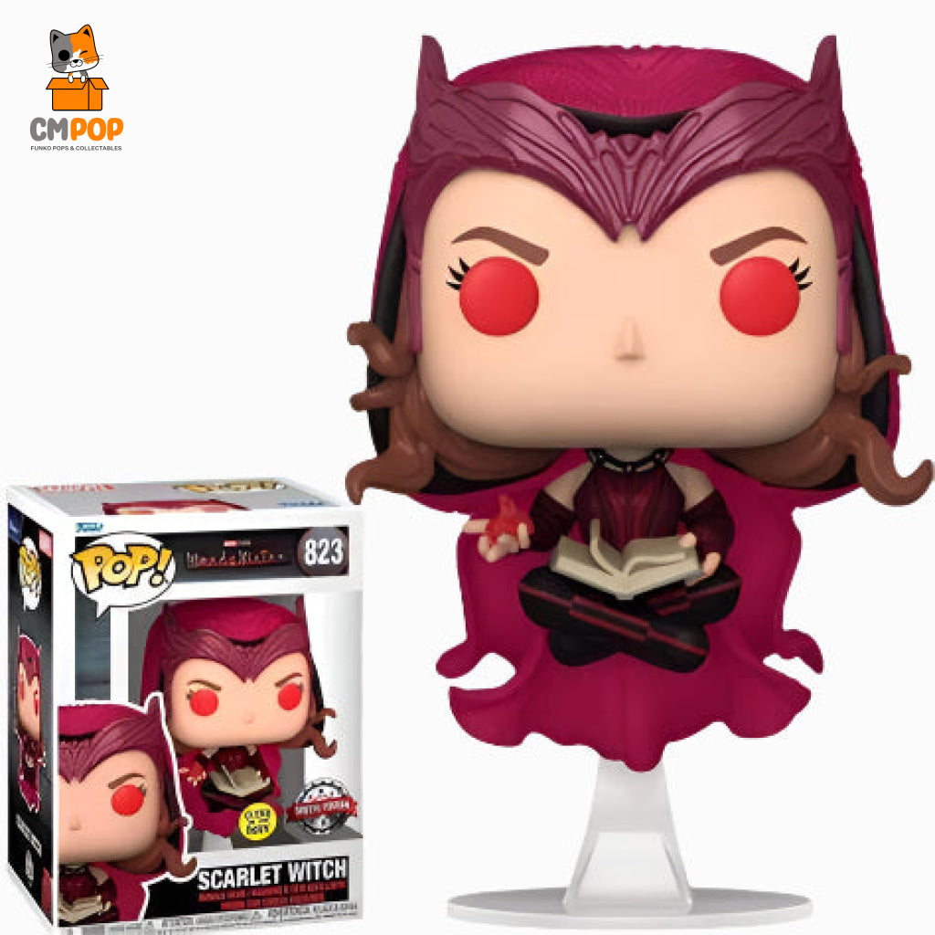 Scarlet Witch - #823- Funko Pop! Marvel Wanda Vision Gitd Special Edition Exclusive Pop